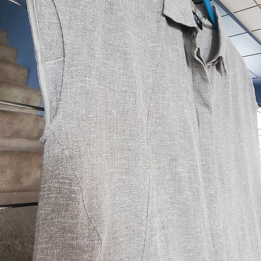 Lafayette 148 New York Beige Midi Dress - Picture 9 of 10